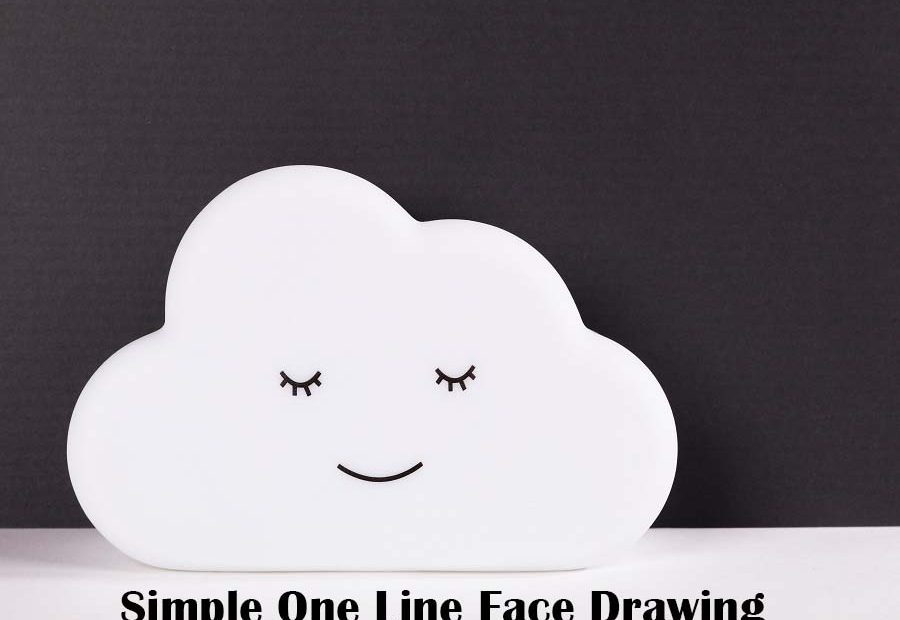 Simple One Line Face Drawing